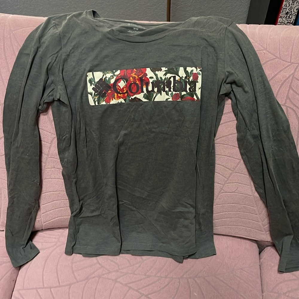 Columbia cotton graphic long sleeve